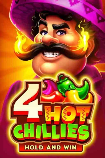 4 Hot Chillies pokie by 3 Oaks: cover art