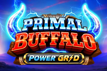Primal Buffalo PowerGrid pokie by Booming Games: game tile